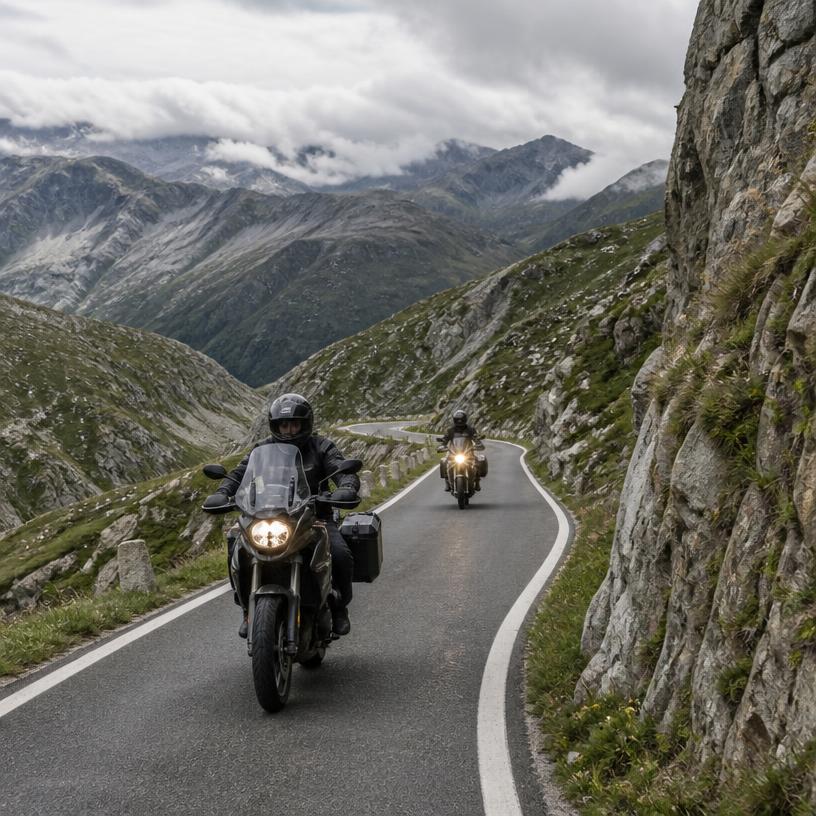 Wyzwanie: Motocykliści na drodze