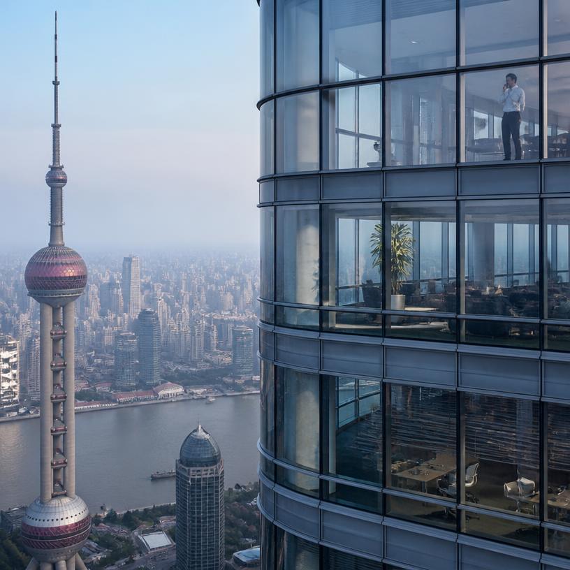 Szklany Shanghai, który zaskakuje