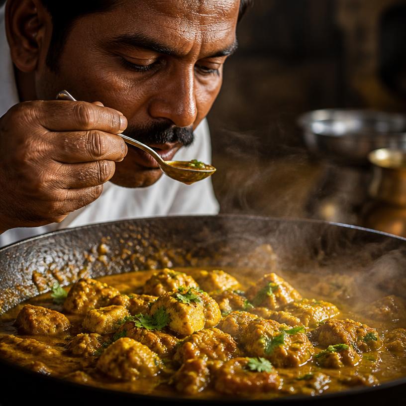 Rozpal kubki smakowe curry