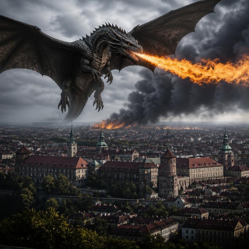 Smok, który naprawdę zszokował Kraków