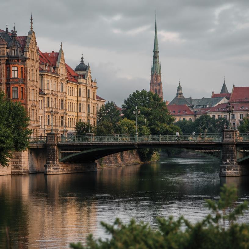 Nostalgiczny Wrocław: kamienice i mosty