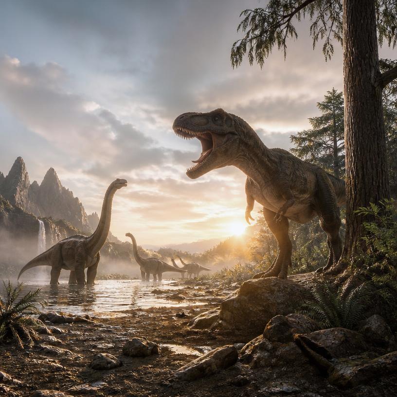 Pamiętasz świat dinozaurów?