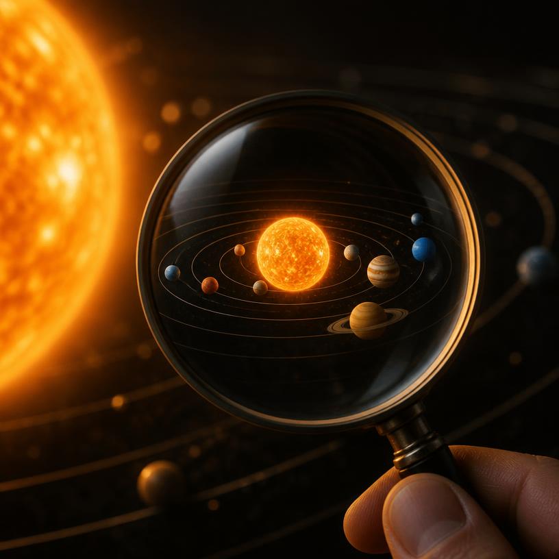 Słońce i planety pod lupą